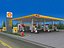 Shell Gas Station Day and Night