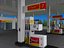 Shell Gas Station Day and Night