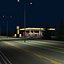 Shell Gas Station Day and Night