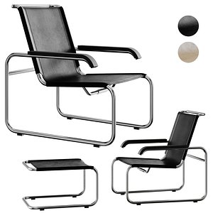 3D S35 L Armchair by Thonet model