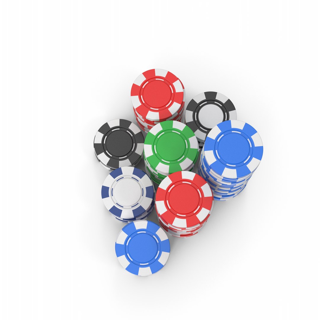 3d Stack Of Casino Chips - Turbosquid 2068604