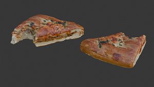 3D model Stuffed Bread or Calzone Slice 3D Scan