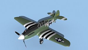 Curtiss P-40F Warhawk V06 USAAF model