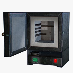 Stove - muffle furnace with ANIMATION