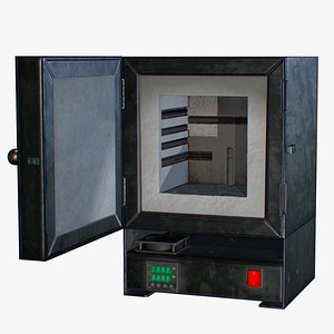 Stove - muffle furnace with ANIMATION
