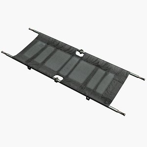 Military Medical Stretcher Low Poly