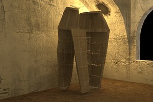 3d iron maiden torture device model