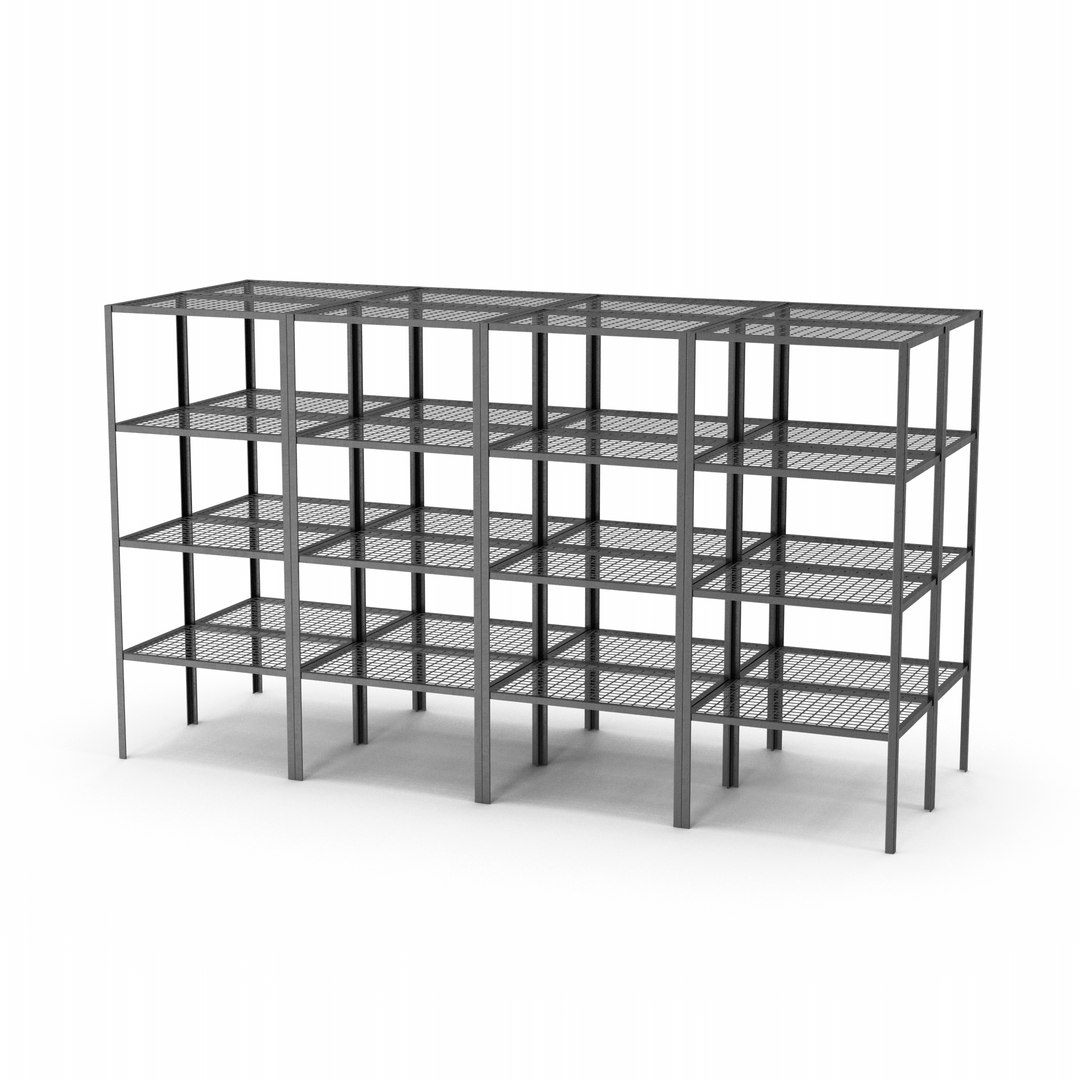 3D Model Warehouse Racks - TurboSquid 2305653