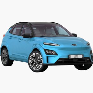 3D realistic hyundai kona 2021 model