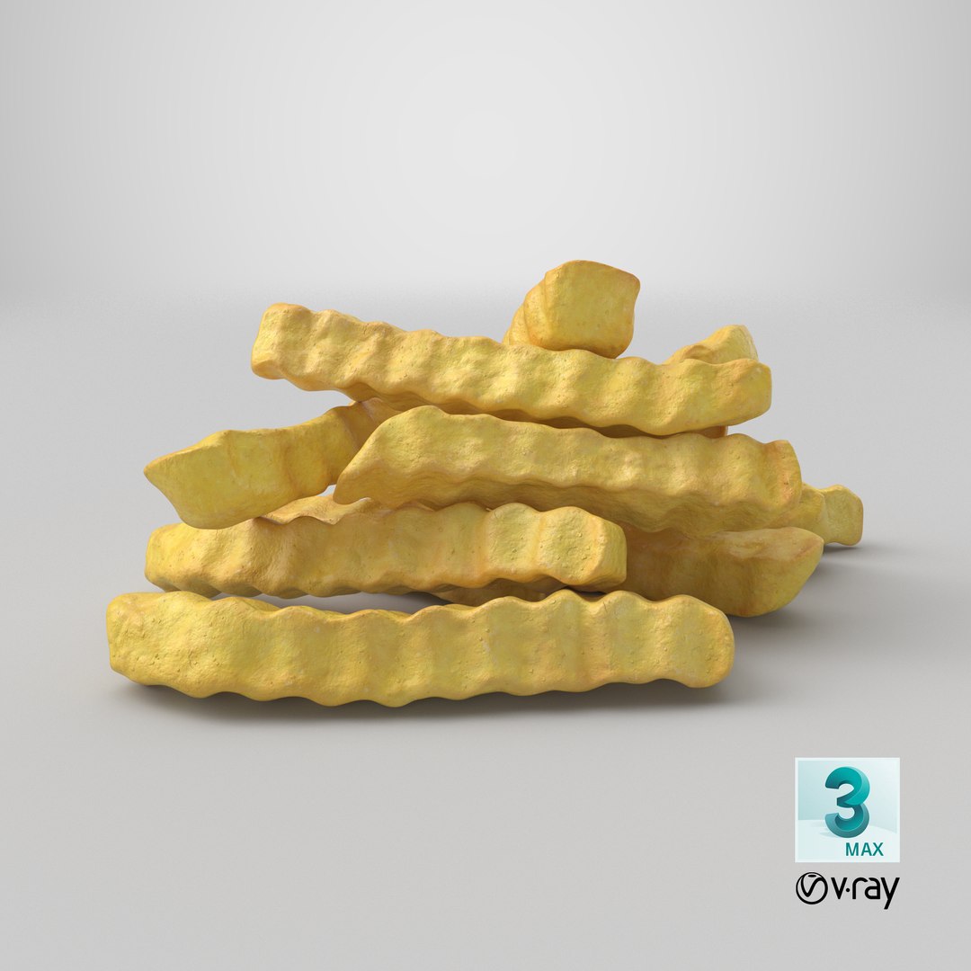 Crinkle Cut Fries 3D model https://p.turbosquid.com/ts-thumb/sU/jH4MmZ/Iu/stemcell_max_vray_render/png/1777904598/1920x1080/fit_q87/38ed2db4ad8976e7b1ccd7ddf672d86af58c2c2b/stemcell_max_vray_render.jpg