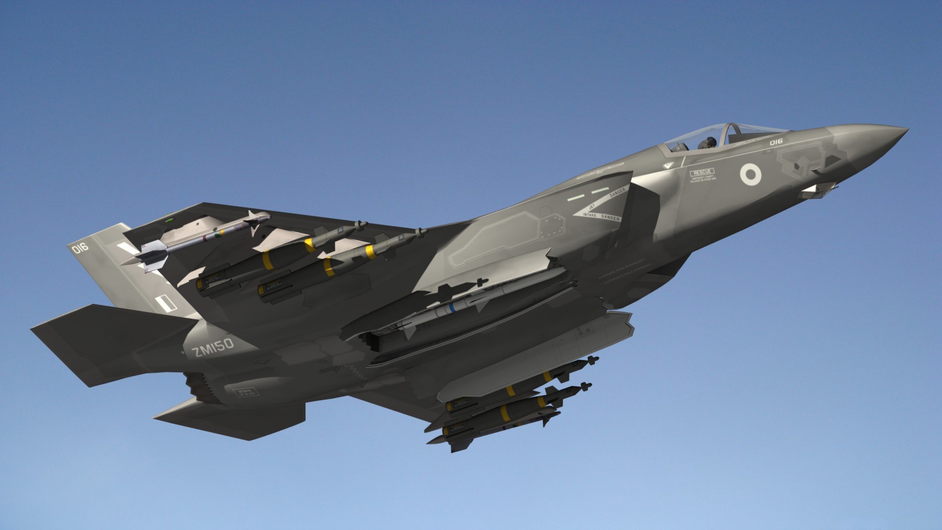 3D Lockheed Martin F-35B RAF https://p.turbosquid.com/ts-thumb/sU/ntOlTN/Gv/f35brafpr9/jpg/1664894257/1920x1080/fit_q87/ca1c0fcd9888637b79bd0e609d62f449b03ec316/f35brafpr9.jpg
