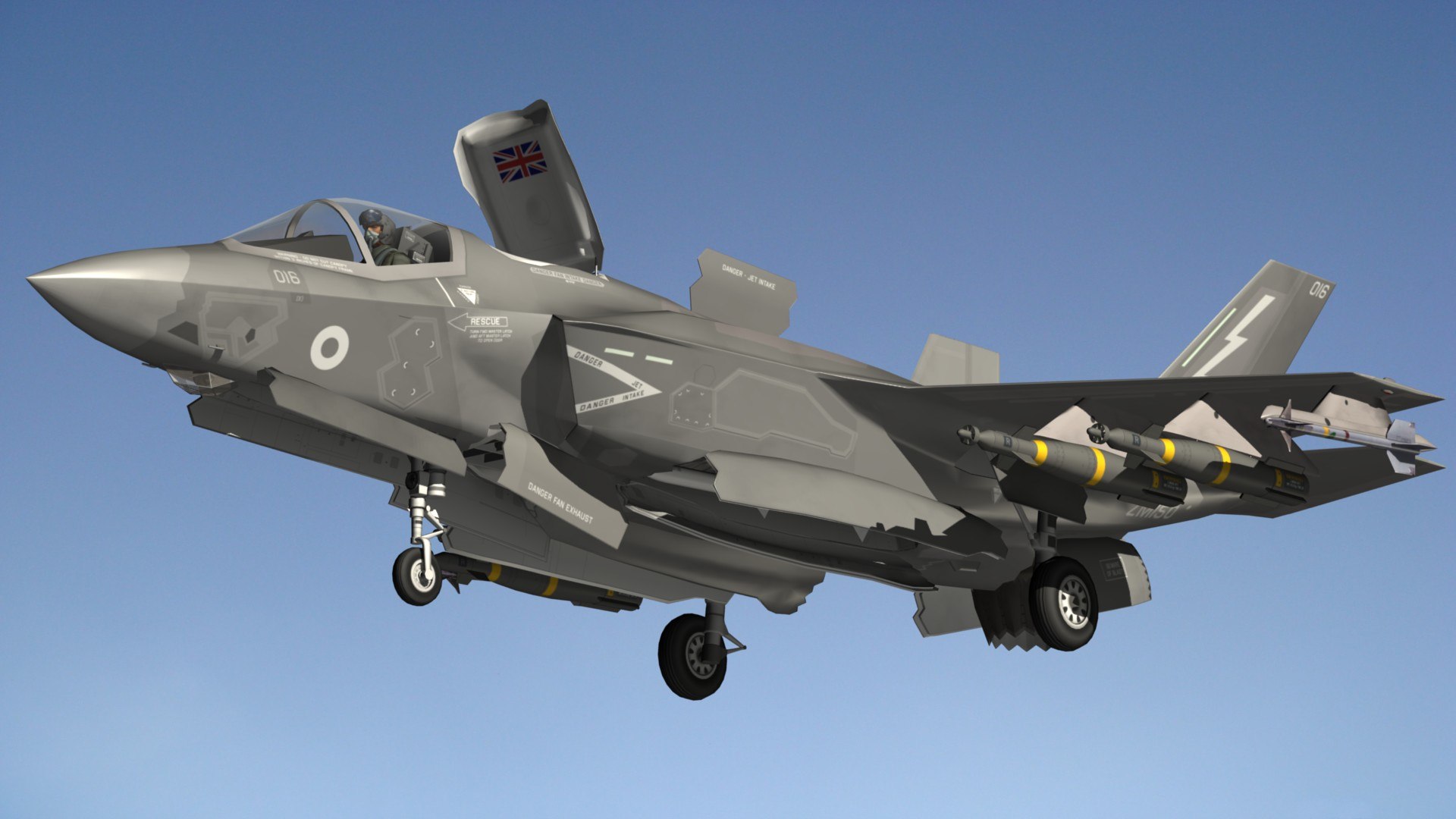 3D Lockheed Martin F-35B RAF https://p.turbosquid.com/ts-thumb/sU/ntOlTN/jI/f35brafpr2/jpg/1664894253/1920x1080/fit_q87/fd9557bc33f5799fe0c72bffedf5fd54d9c1870a/f35brafpr2.jpg
