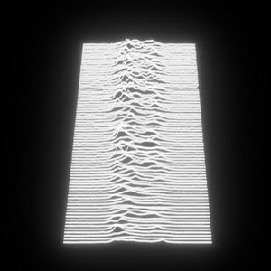3D model unknown pleasures strands