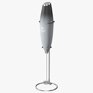 Electric Coffee Frother Zulay Grey with Holder