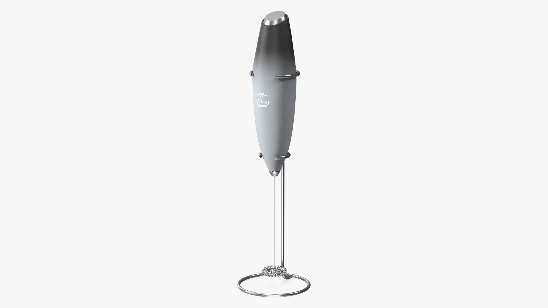 Electric Coffee Frother Zulay Grey with Holder model - TurboSquid 2117333