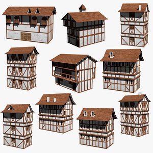 Medieval House Blender Models for Download | TurboSquid