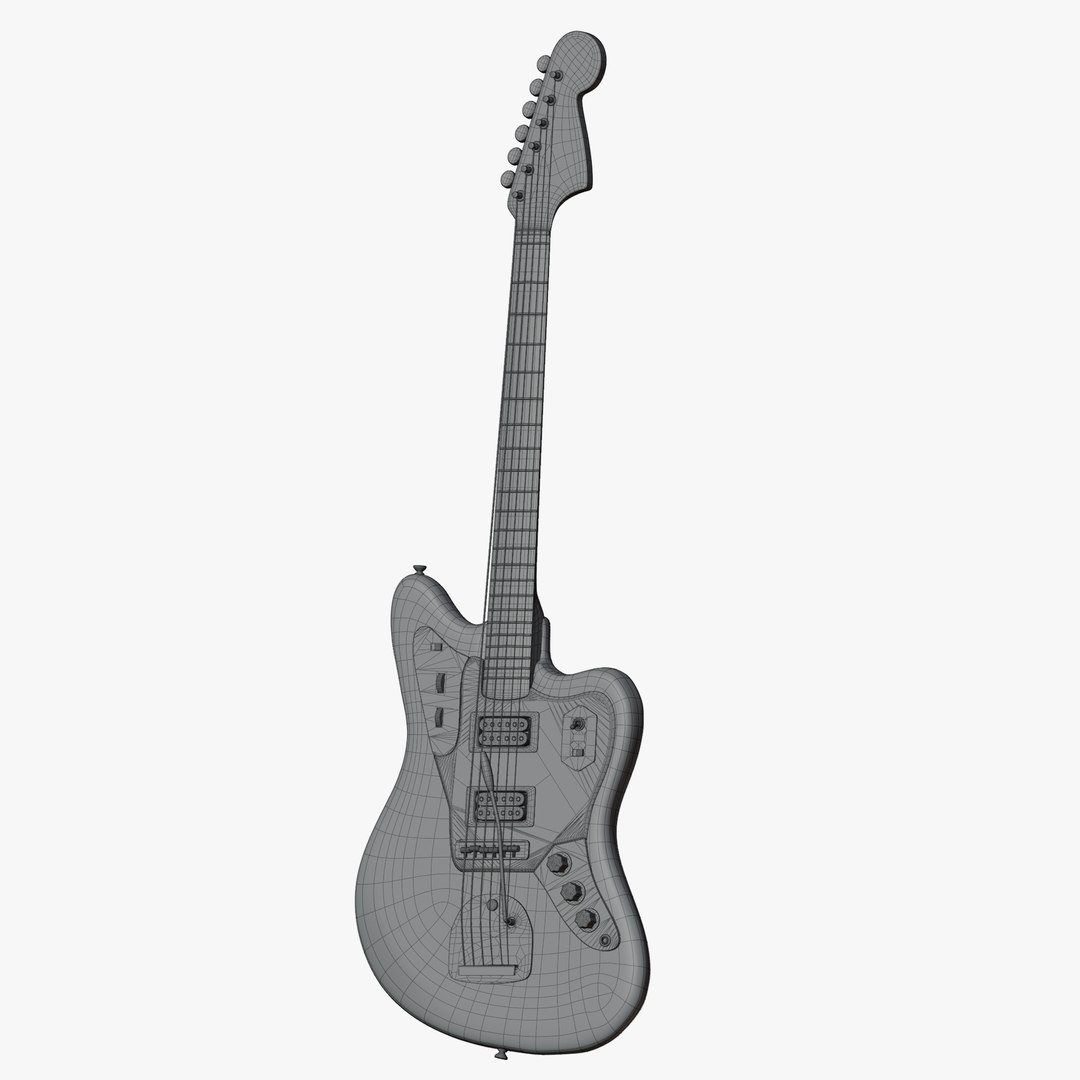 Fender Jaguar Electric Guitar model https://p.turbosquid.com/ts-thumb/sU/u0DrxN/Ow/wirejaguar360only04/png/1744840283/1920x1080/fit_q87/9c0714fd77cdc8e3ab231e3e9040d45483dde8ed/wirejaguar360only04.jpg