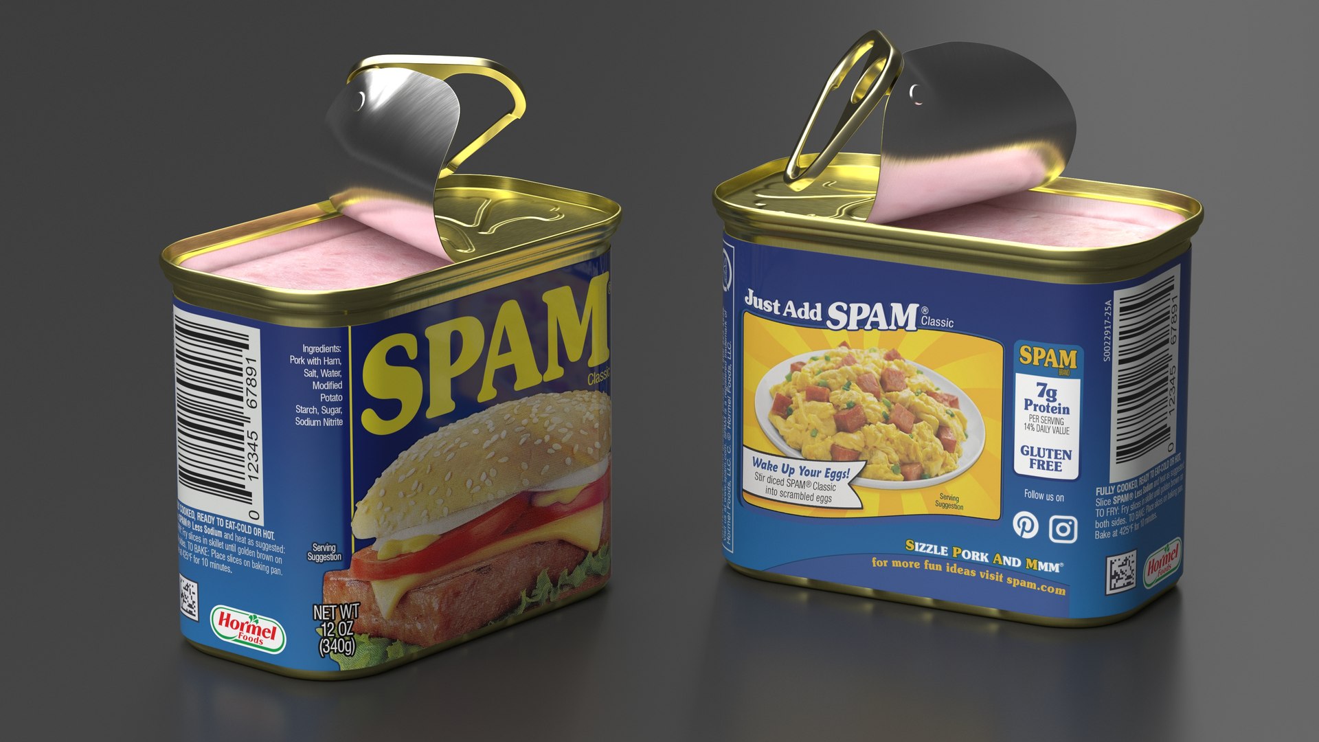 3D Spam Canned Food Opened TurboSquid 2193882 Spamcannedfoodopenedc4dmodel007