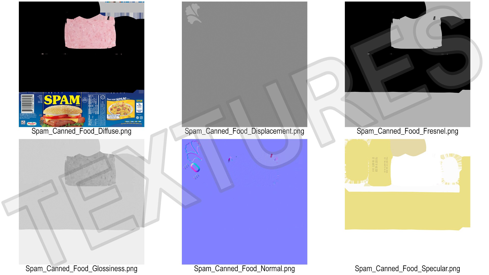 3D Spam Canned Food Opened https://p.turbosquid.com/ts-thumb/sU/wWmtxe/qI/spamcannedfoodopenedc4dmodel018/jpg/1708648284/1920x1080/fit_q87/c195103e2f3b3b90442302c8b1c44d9031e1ac99/spamcannedfoodopenedc4dmodel018.jpg