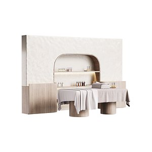 Modern spa and accessories 07 3D model