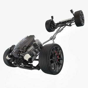 Lexus LC 500 engine suspension