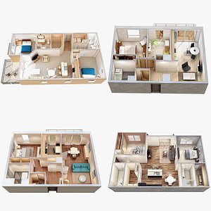 3D Floor Plans 3D model
