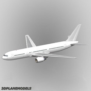 Boeing 767-300 Generic white