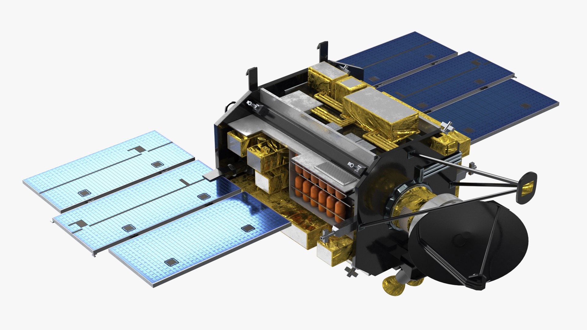QuikSCAT Satellite 3D model preview
