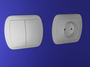 switch socket light obj free