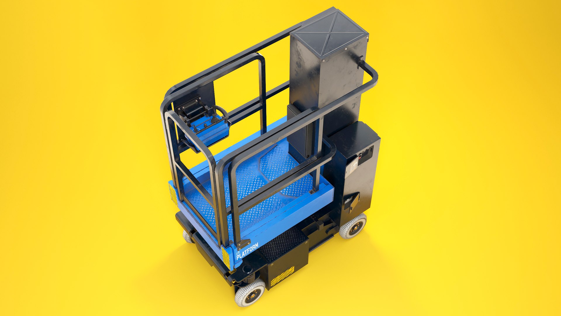 Self-propelled Lift Work Platform Low Poly PBR 3D model - TurboSquid ...