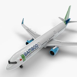 a321 neo bamboo airways 3D model