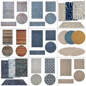9 in 1 Rug Collection No 31 3D model