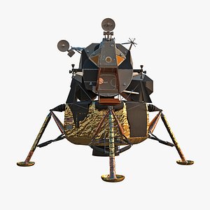 3D lunar module model