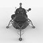 3D lunar module model