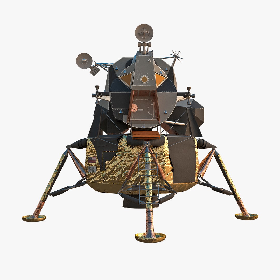 3D Lunar Module Model - TurboSquid 1541829