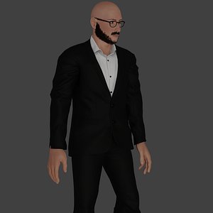 Rigged Male Character 21 3D