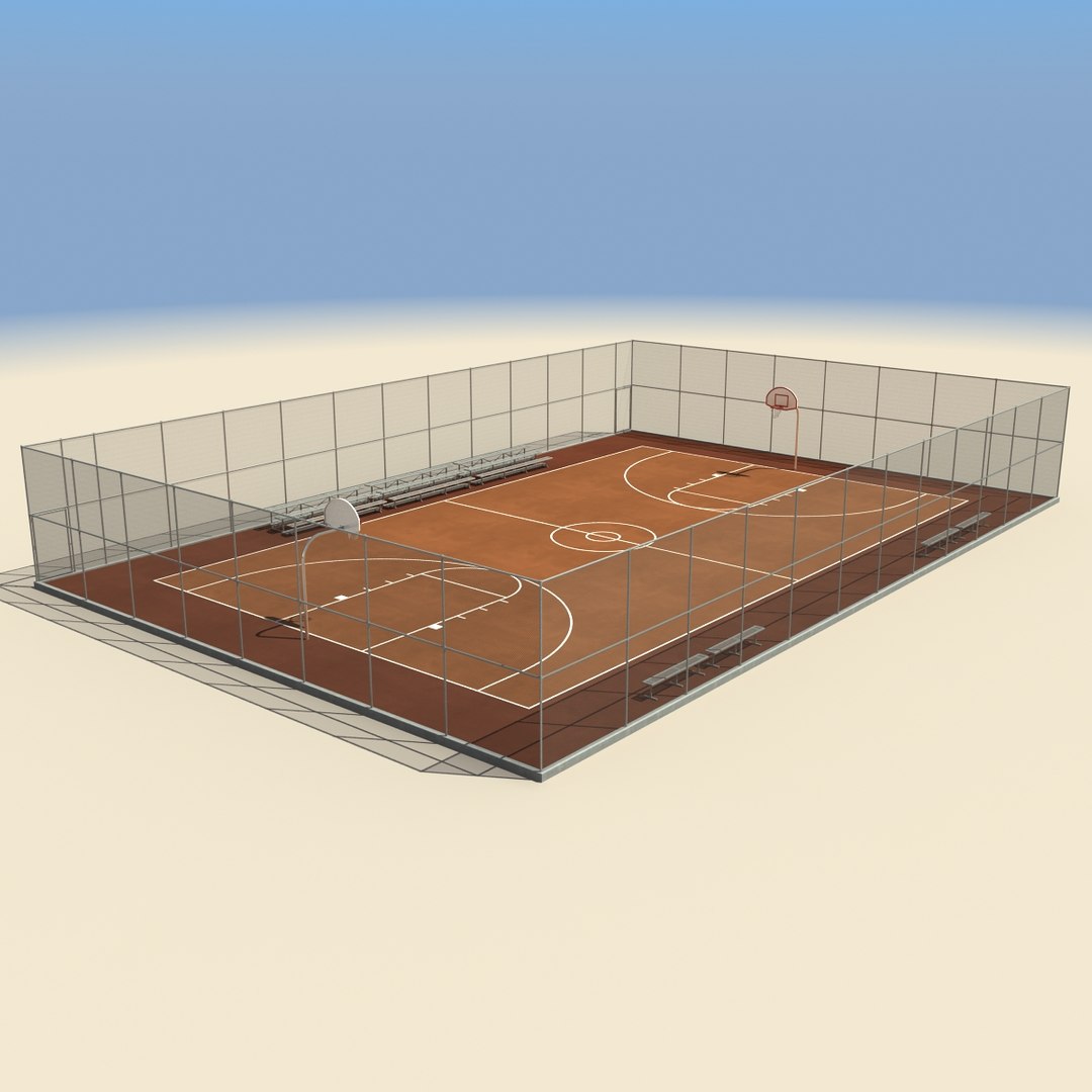 Outdoor Basketball Court 3d Warehouse