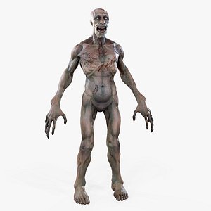 Realistic Zombie Undead 3D model