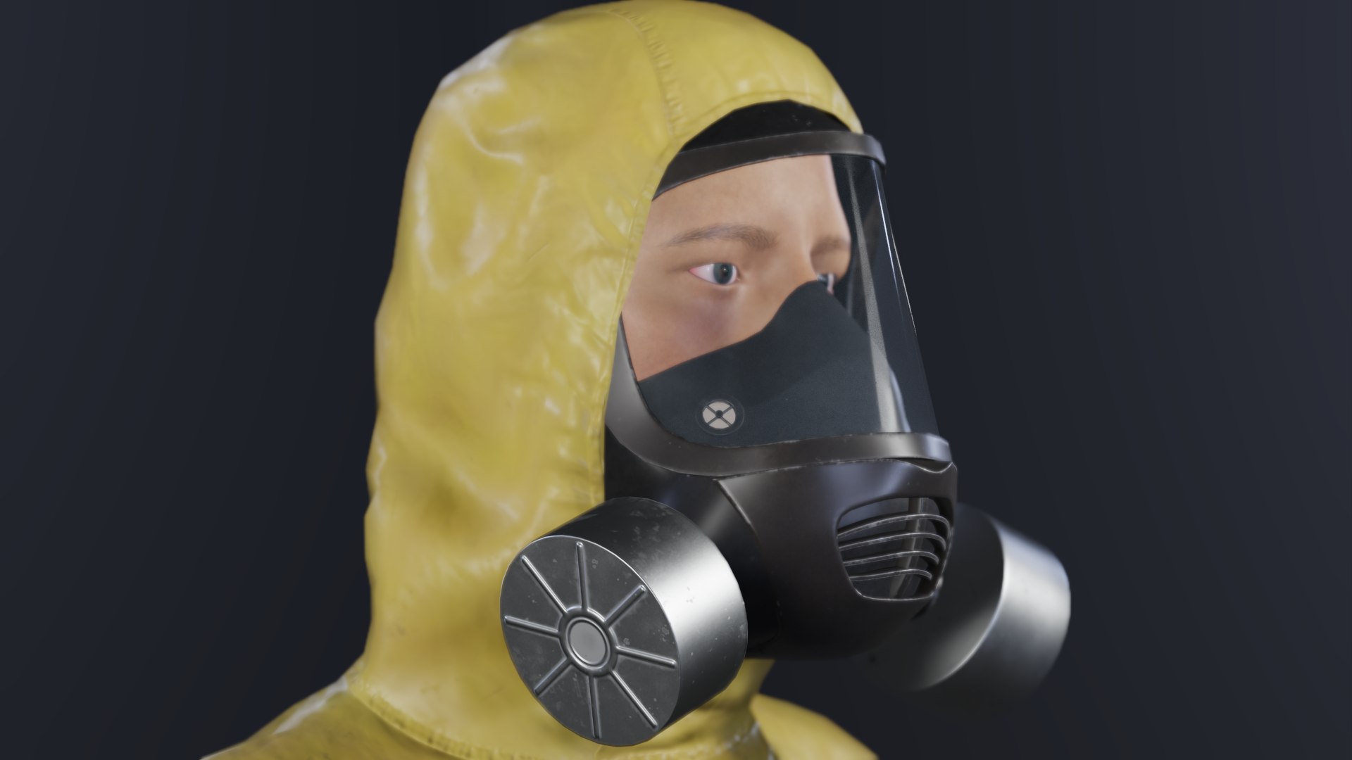 modèle 3D de Hazmat Mask (mauvais inspiré) gratuit - TurboSquid