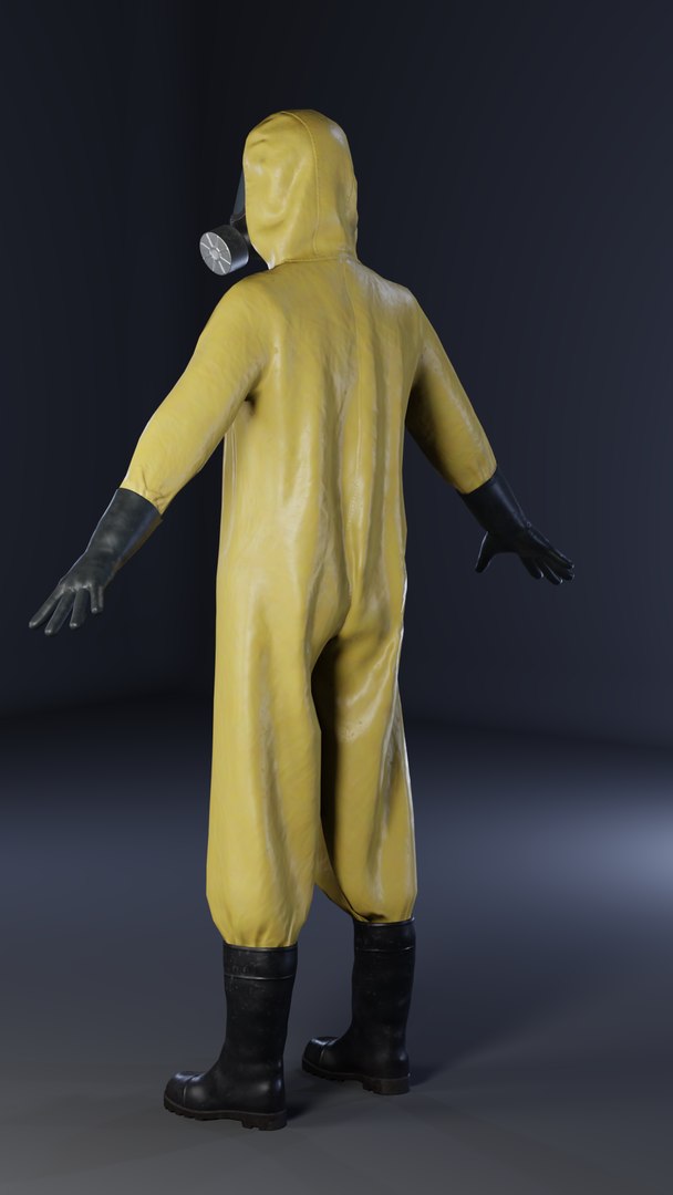 3d hazmat suit model