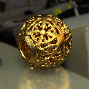 3D jewelry charm pa model