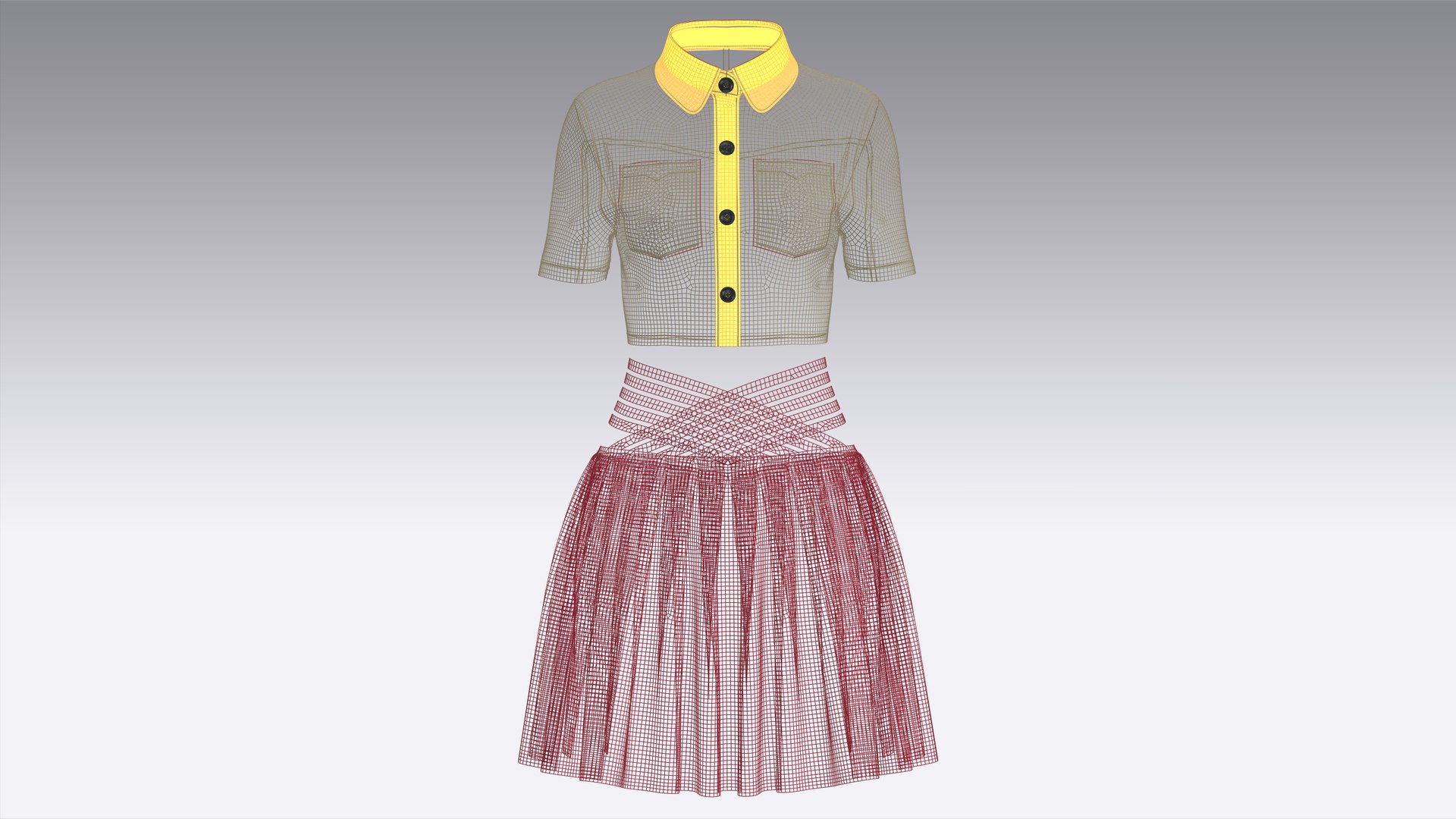 3D Girls Cross-Strap Waist Skirt With Cropped Shirt https://p.turbosquid.com/ts-thumb/sV/T95BPb/3w/girlscrossstrapwaistskirtwithcroppedshirt_/png/1791966967/1920x1080/fit_q87/2b5e17cd25a85e37a001d17fcb84ed908e3040df/girlscrossstrapwaistskirtwithcroppedshirt_.jpg