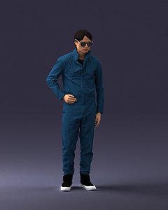 3D visualization man model