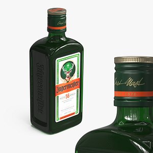 3D Liquor Bottle Jagermeister 350ml