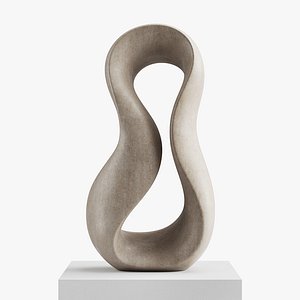 Abstract sculpture by Klaus W Rieck  Giro 3D model