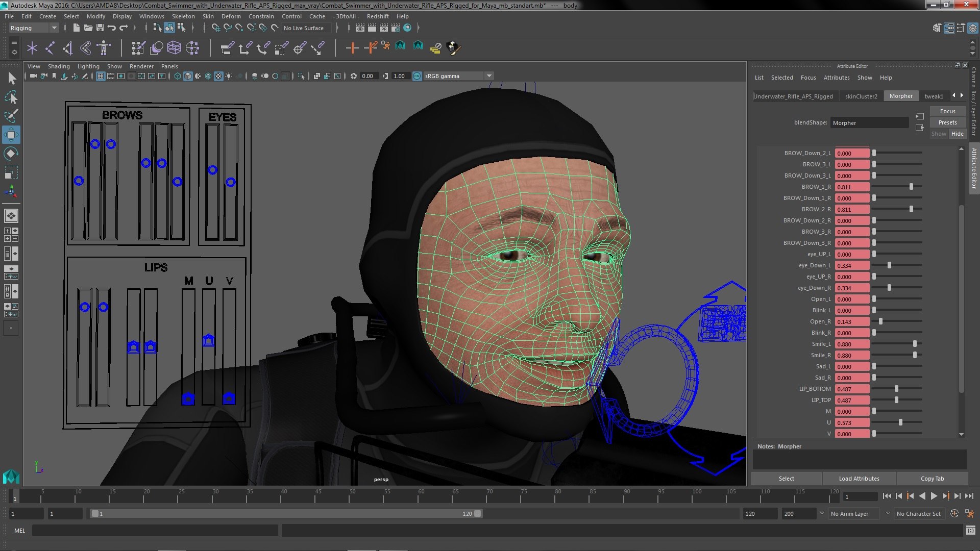 Combat Swimmer with Underwater Rifle APS Rigged for Maya model https://p.turbosquid.com/ts-thumb/sV/bOUlaJ/pr/combatswimmerwithunderwaterrifleapsriggedvray3dmodel039/jpg/1680190960/1920x1080/fit_q87/e8583e54036a70879aef2fd87cbc453e82c536cd/combatswimmerwithunderwaterrifleapsriggedvray3dmodel039.jpg