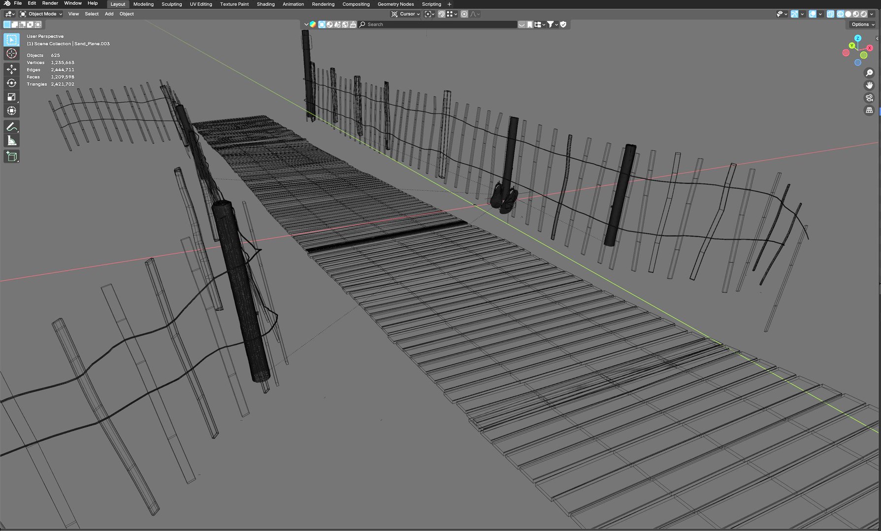 Sandals - with beach boardwalk scene 3D model https://p.turbosquid.com/ts-thumb/sV/bWIBMR/LE/blender_screen_polys_01/jpg/1758480876/1920x1080/fit_q87/861743a40b14868b003619615110e5fc354dc9b6/blender_screen_polys_01.jpg