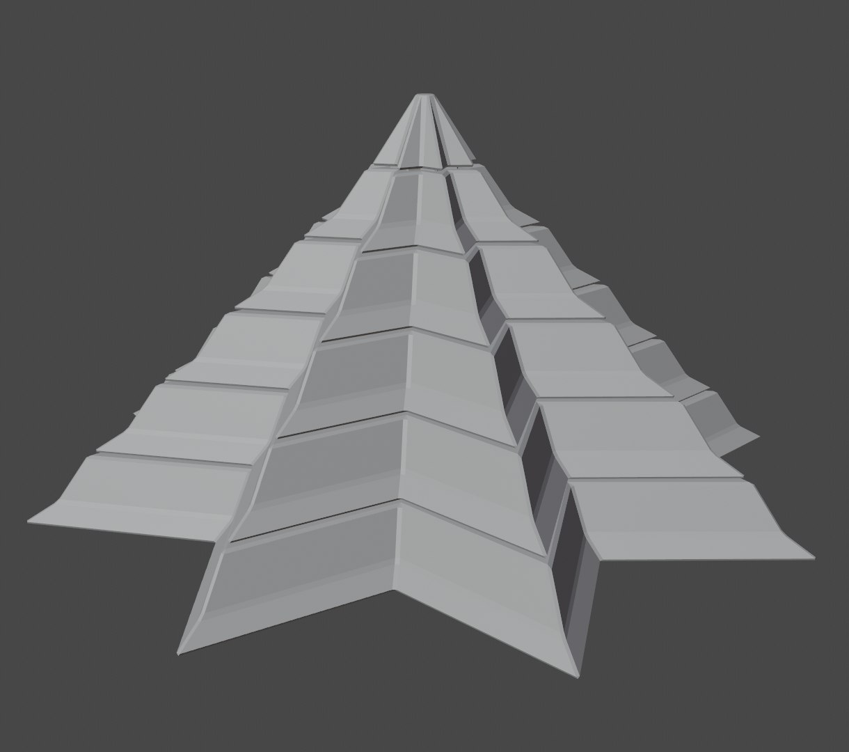 3D Pyramidal Structure 8 Corners - TurboSquid 1577904