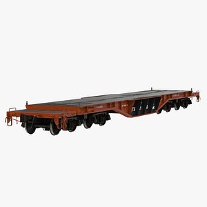 Heavy Duty Flat Car QTTX131 Red