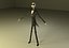 3D jack skellington - model